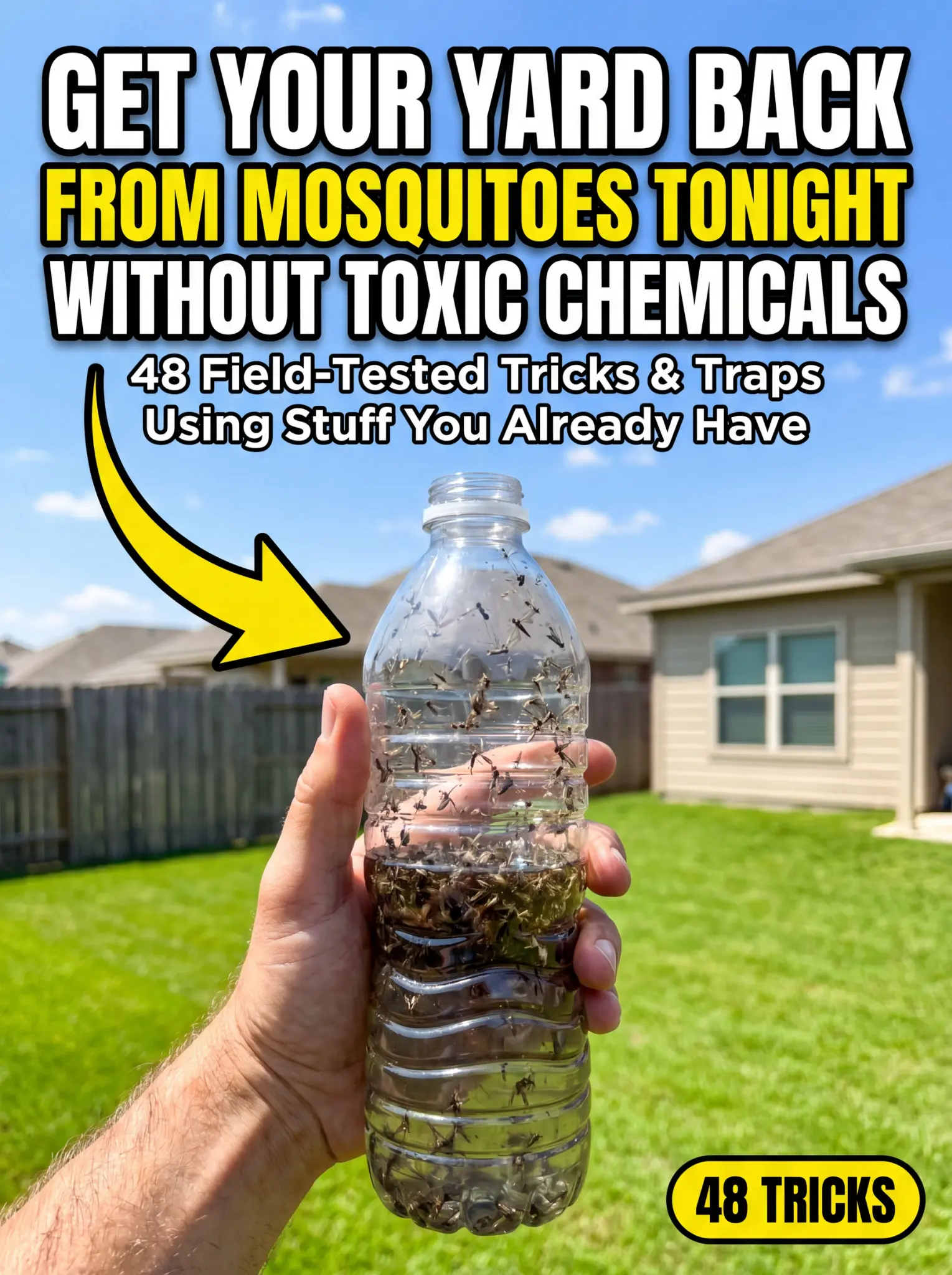 Get Your Yard Back From Mosquitoes Tonight — ebook cover